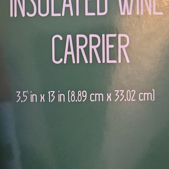 Christmas insulated wine carrier new with tags - Picture 2 of 8